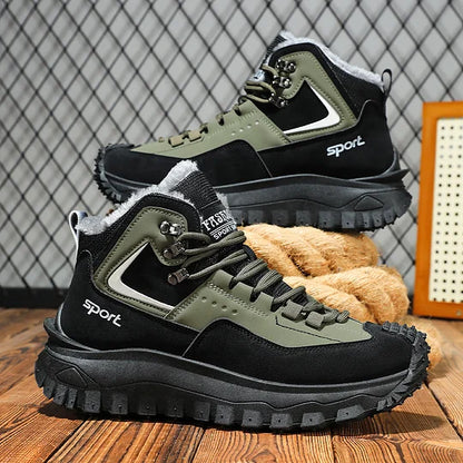 LUSINN® Men’s Hiking & Work Boots – Durable, Waterproof, and Insulated for Winter