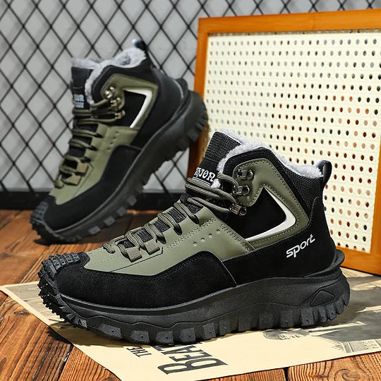 LUSINN® Men’s Hiking & Work Boots – Durable, Waterproof, and Insulated for Winter