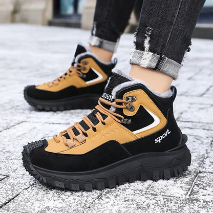 LUSINN® Men’s Hiking & Work Boots – Durable, Waterproof, and Insulated for Winter