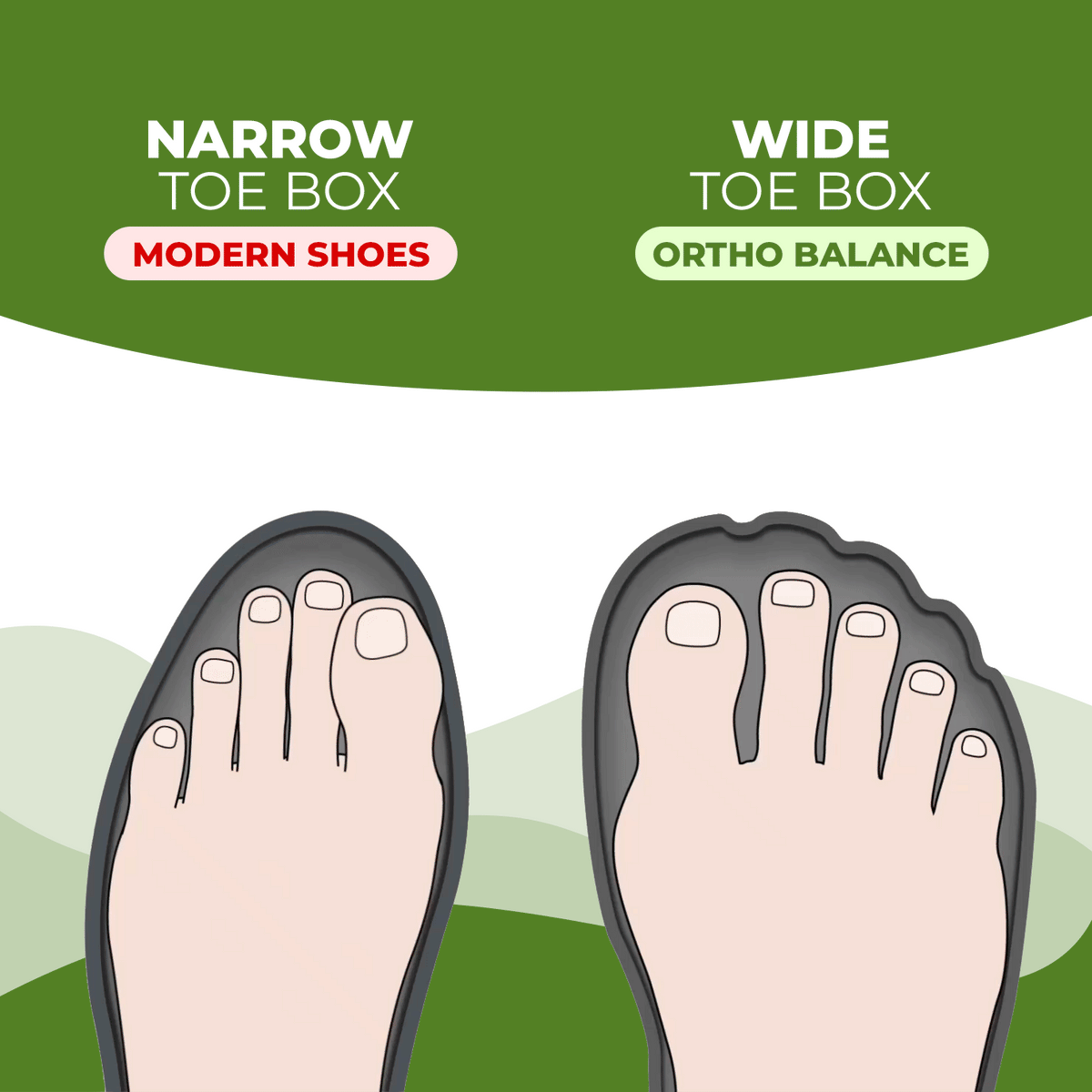 3. Wide Toe-Box For Bunions
