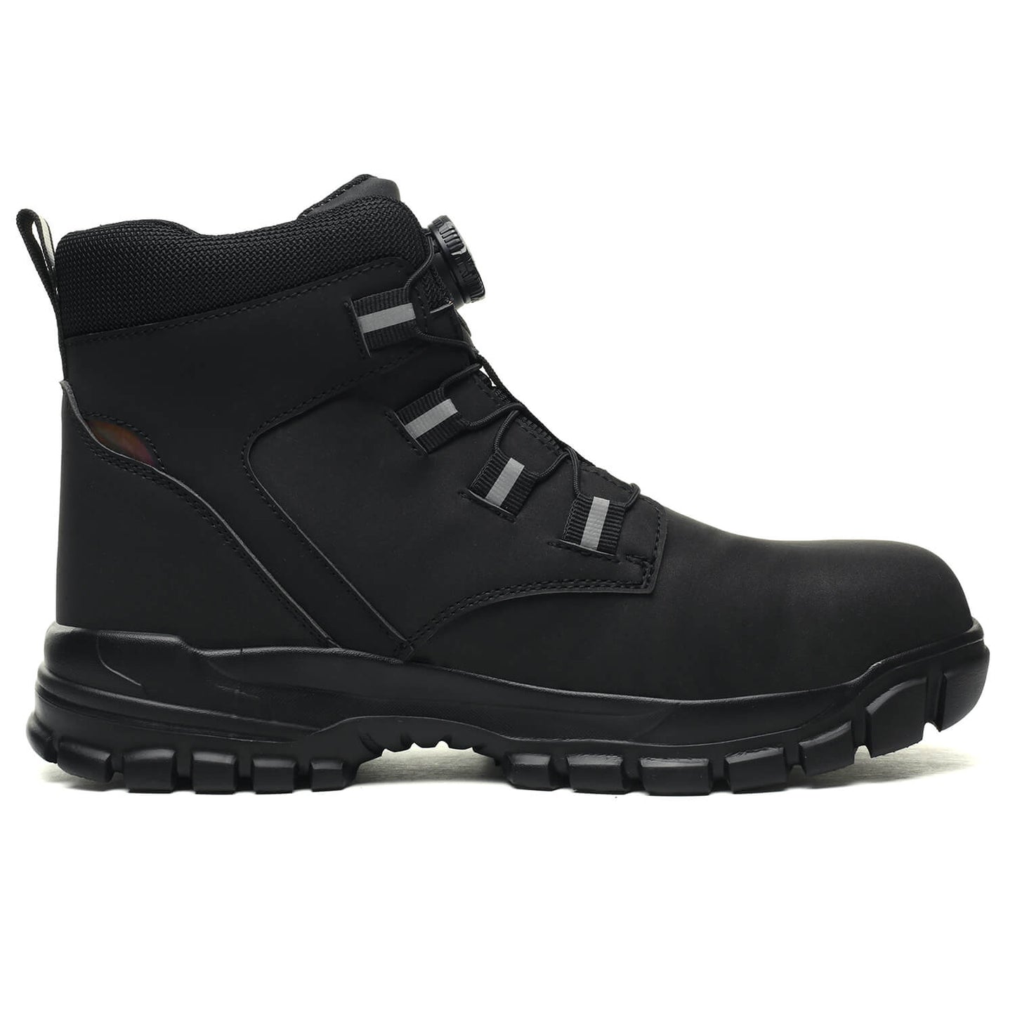 LUSINN® Black Steel Toe Safety Boots