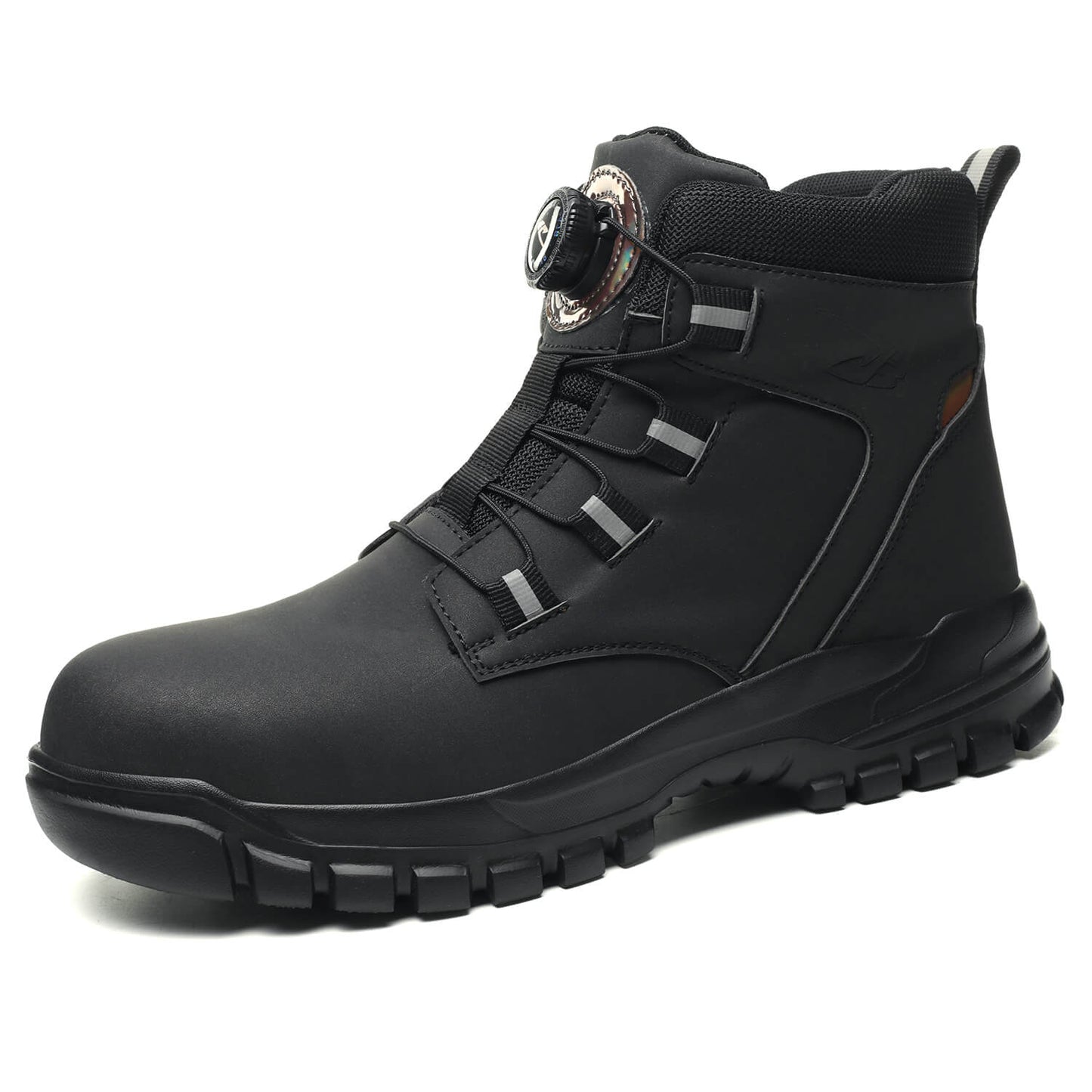 LUSINN® Black Steel Toe Safety Boots