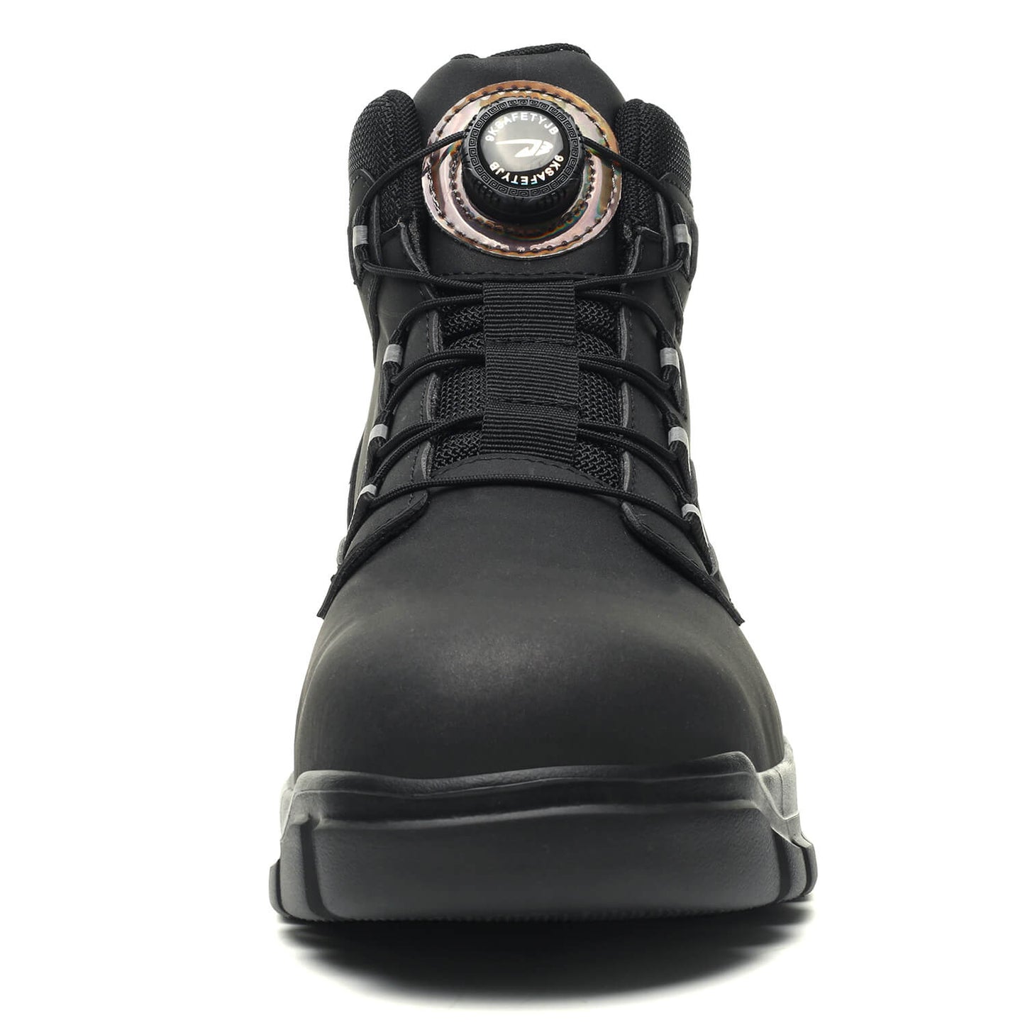 LUSINN® Black Steel Toe Safety Boots