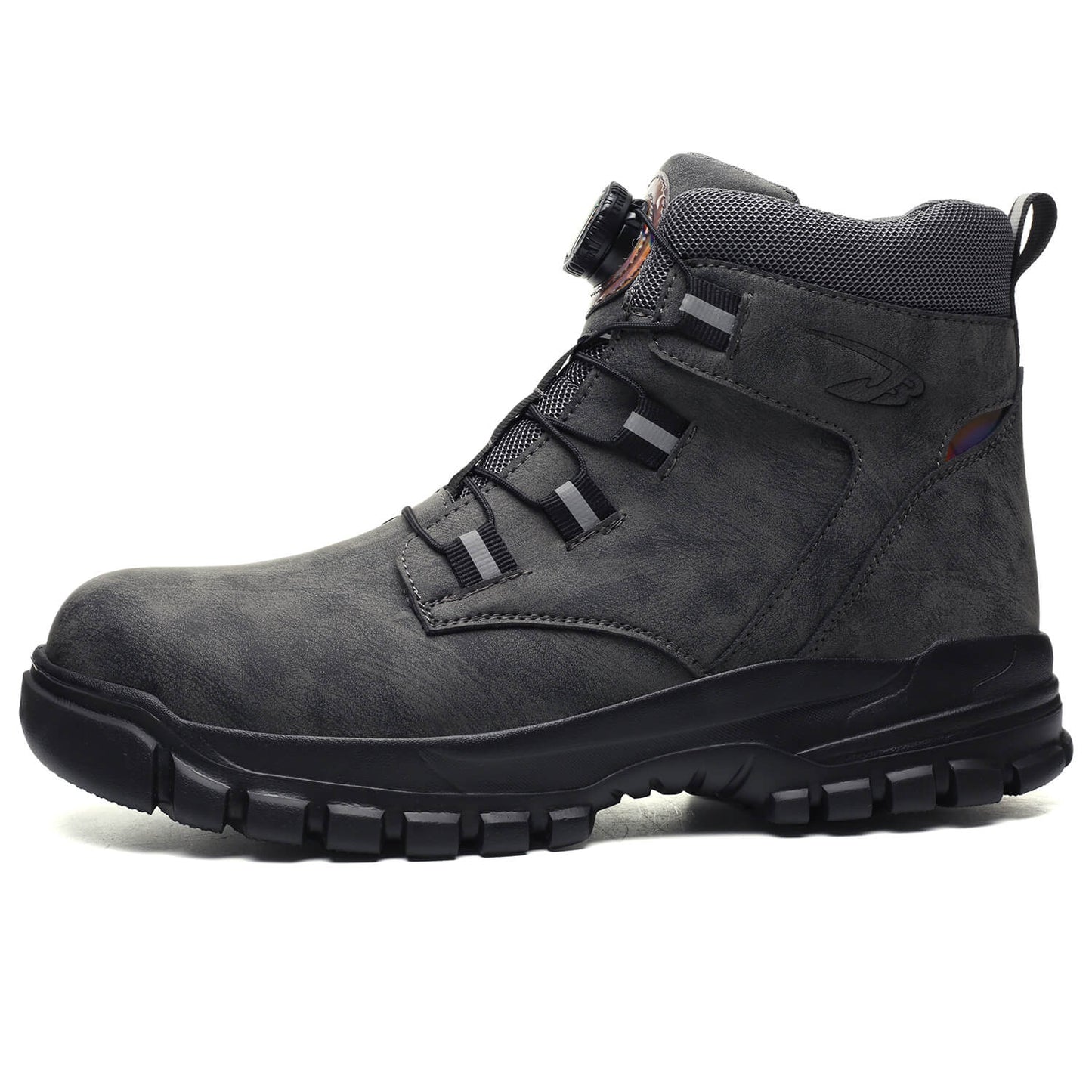 LUSINN® Gray Steel Toe Safety Boots