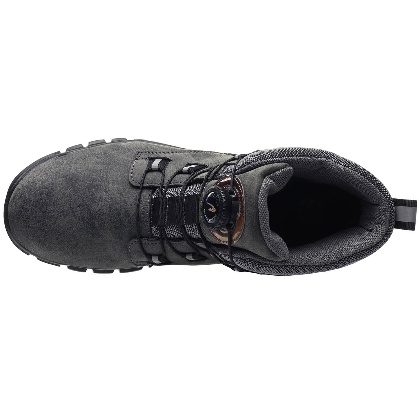 LUSINN® Gray Steel Toe Safety Boots