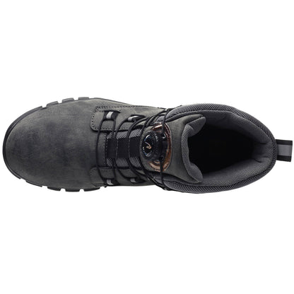 LUSINN® Gray Steel Toe Safety Boots