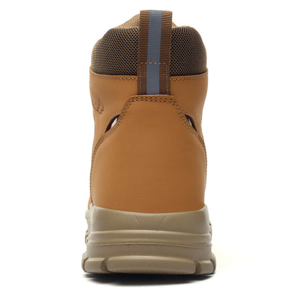 LUSINN® Brown Steel Toe Safety Boots