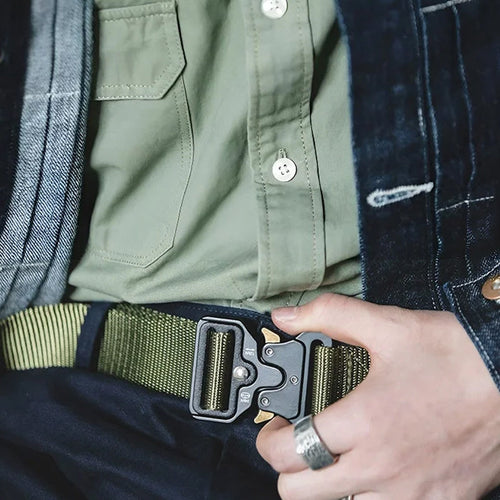 Lusinn® Tactical Work Belt – Quick-Release & Tear-Resistant