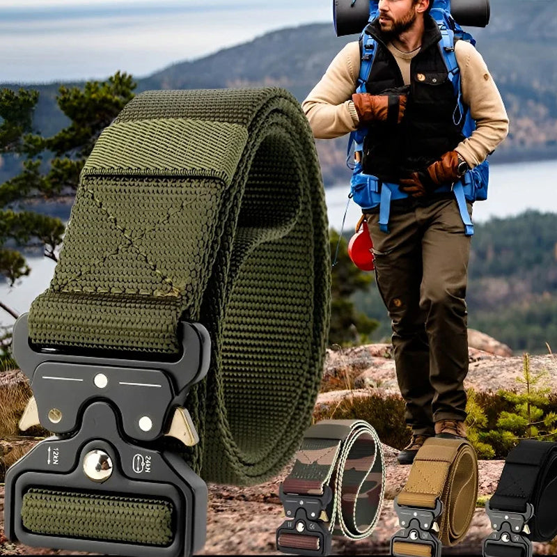 Lusinn® Tactical Work Belt – Quick-Release & Tear-Resistant