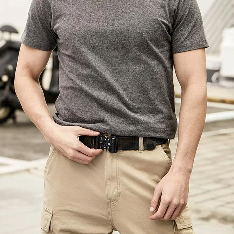 Lusinn® Tactical Work Belt – Quick-Release & Tear-Resistant